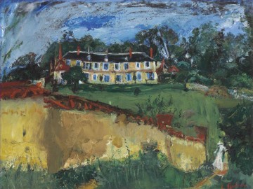 Abstracto famoso Painting - Antigua casa cerca de Chartres Chaim Soutine Expresionismo